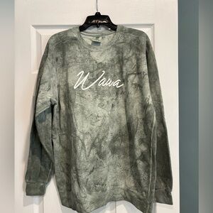 New - WaWa sweatshirt - size large (oversized) Green & White.